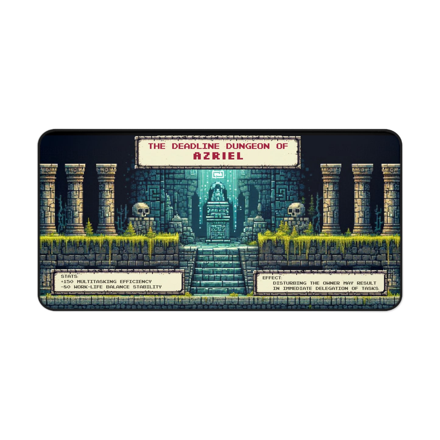 Deadline Dungeon Deskpad - Personalized with your NAME