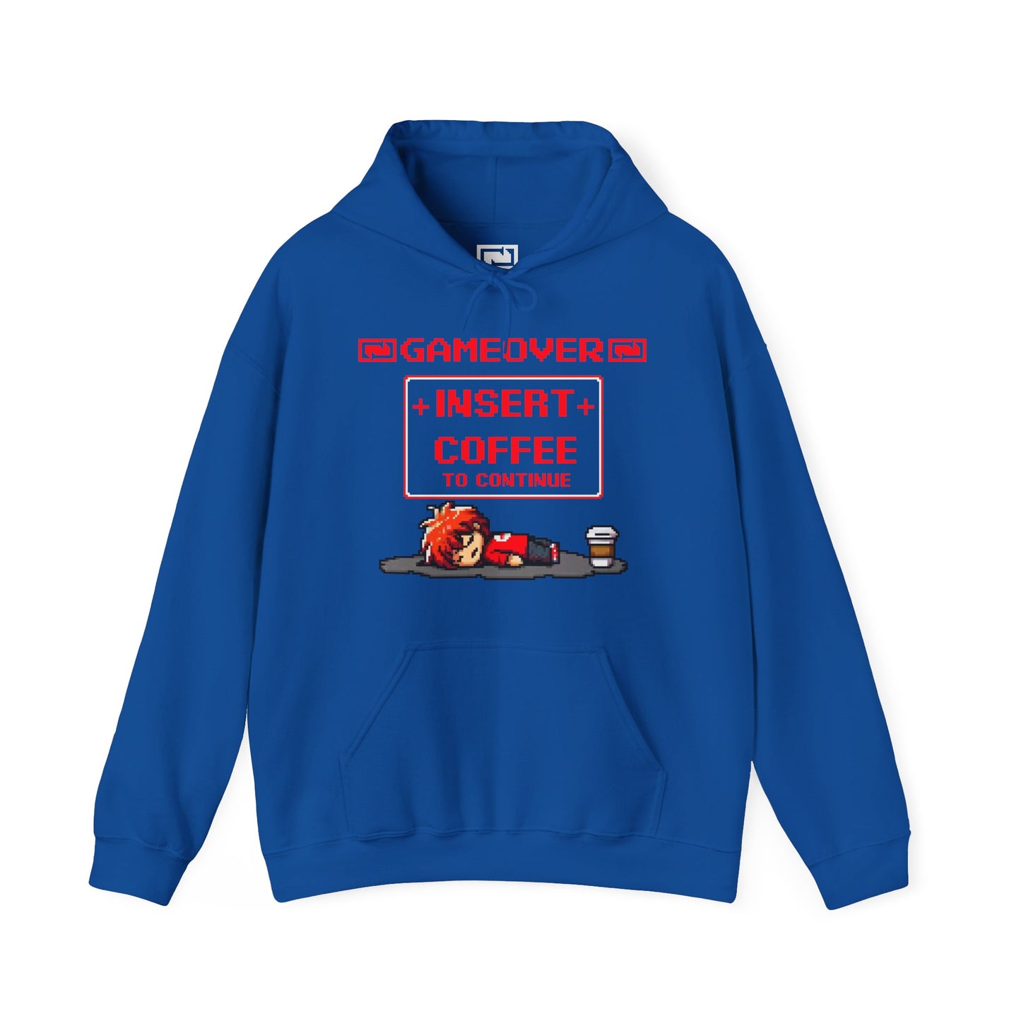 Respawn Hoodie of Low Battery – “Game Over, Insert Coffee to Continue”