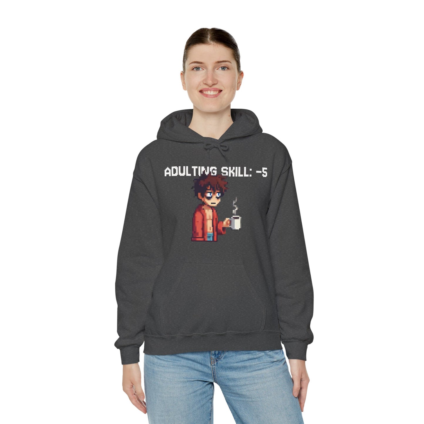 Daily Debuff Hoodie: -5 Adulting