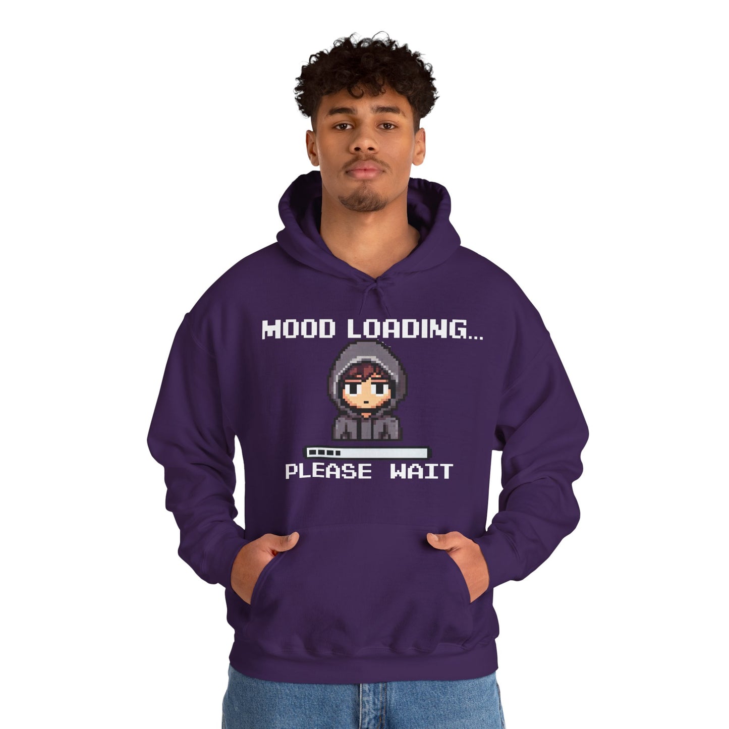 Hoodie of Mood Buffering – “Mood Loading: Please Wait” for Social Laggers