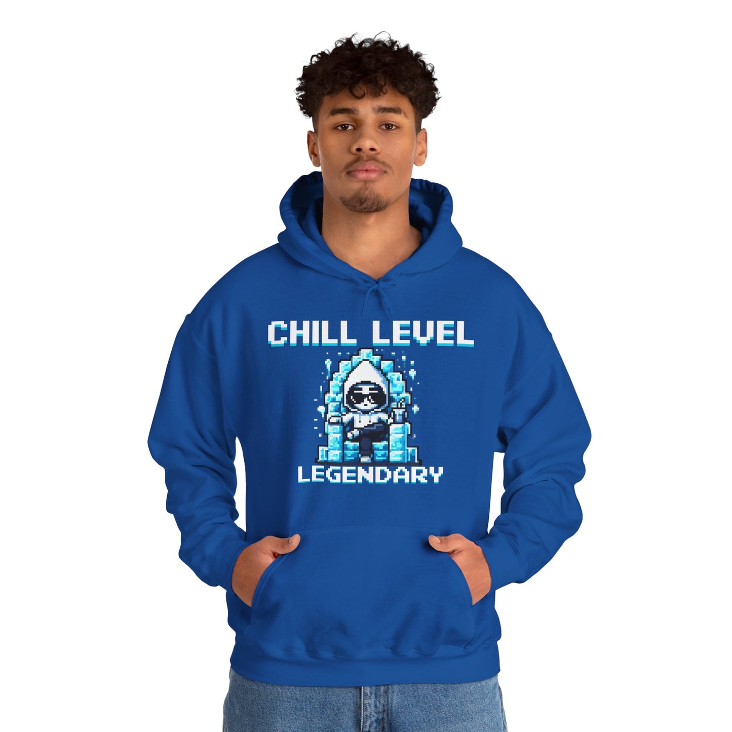 Frost-King Hoodie of Eternal Chill – “Chill Level: Legendary”