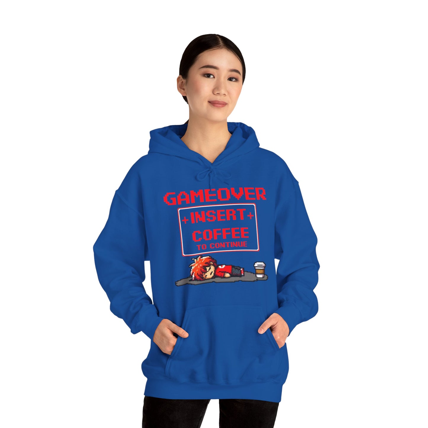 Respawn Hoodie of Low Battery – “Game Over, Insert Coffee to Continue”