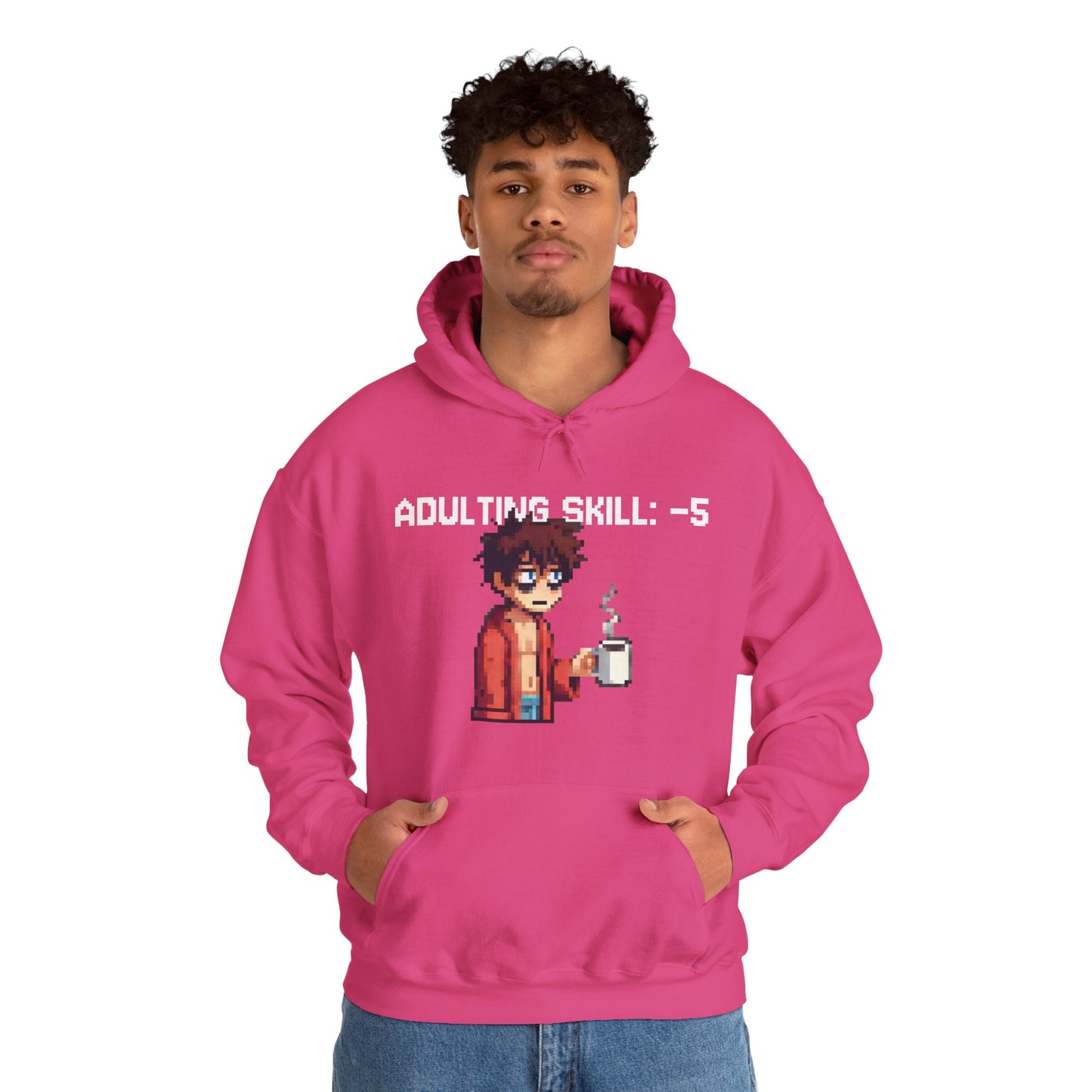 Daily Debuff Hoodie: -5 Adulting