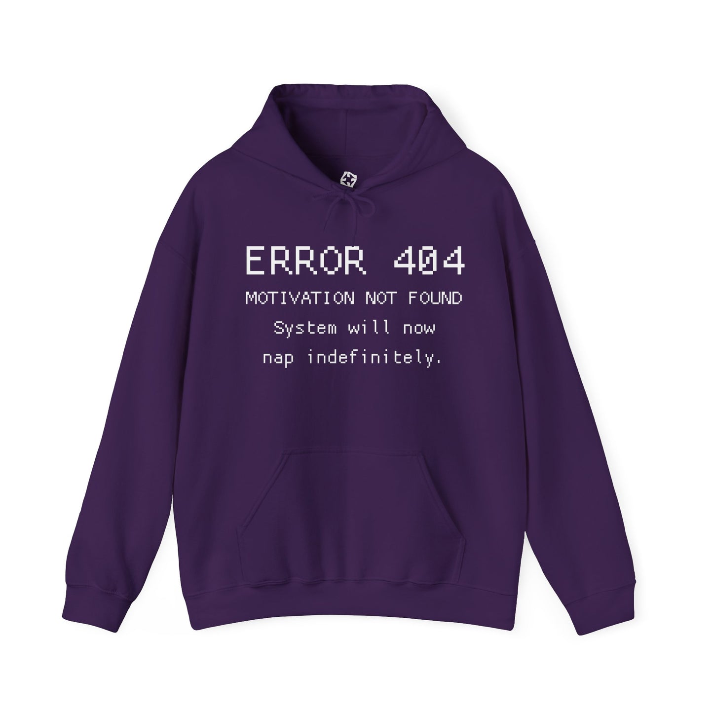 ERROR 404 Hoodie – Nap Mode Enabled