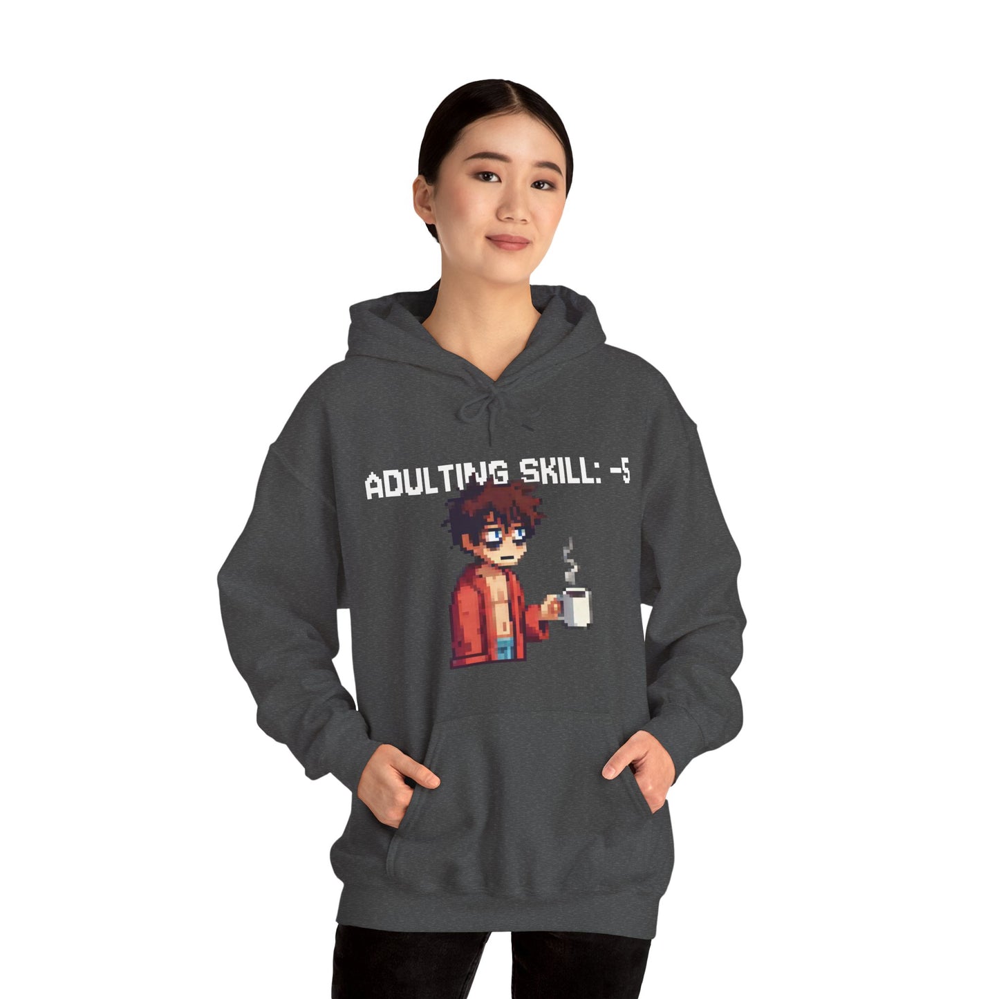 Daily Debuff Hoodie: -5 Adulting