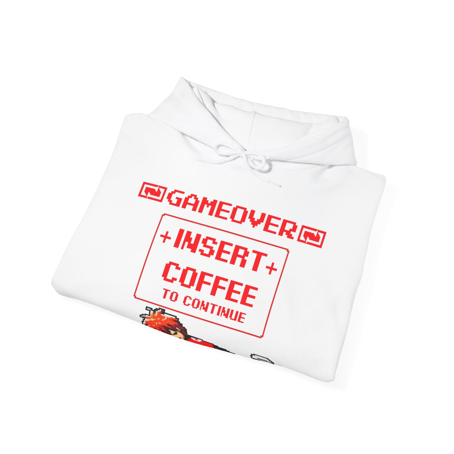 Respawn Hoodie of Low Battery – “Game Over, Insert Coffee to Continue”