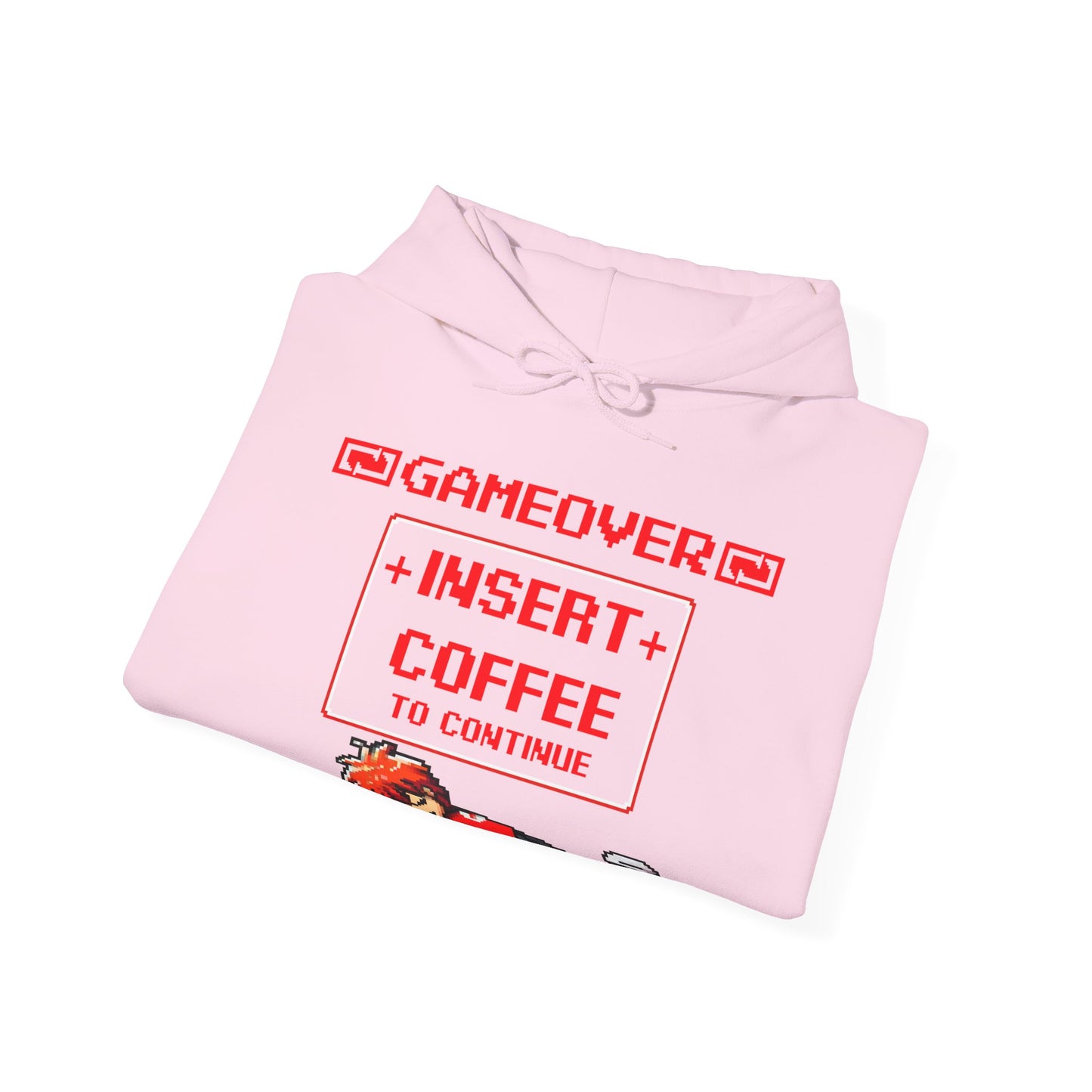 Respawn Hoodie of Low Battery – “Game Over, Insert Coffee to Continue”