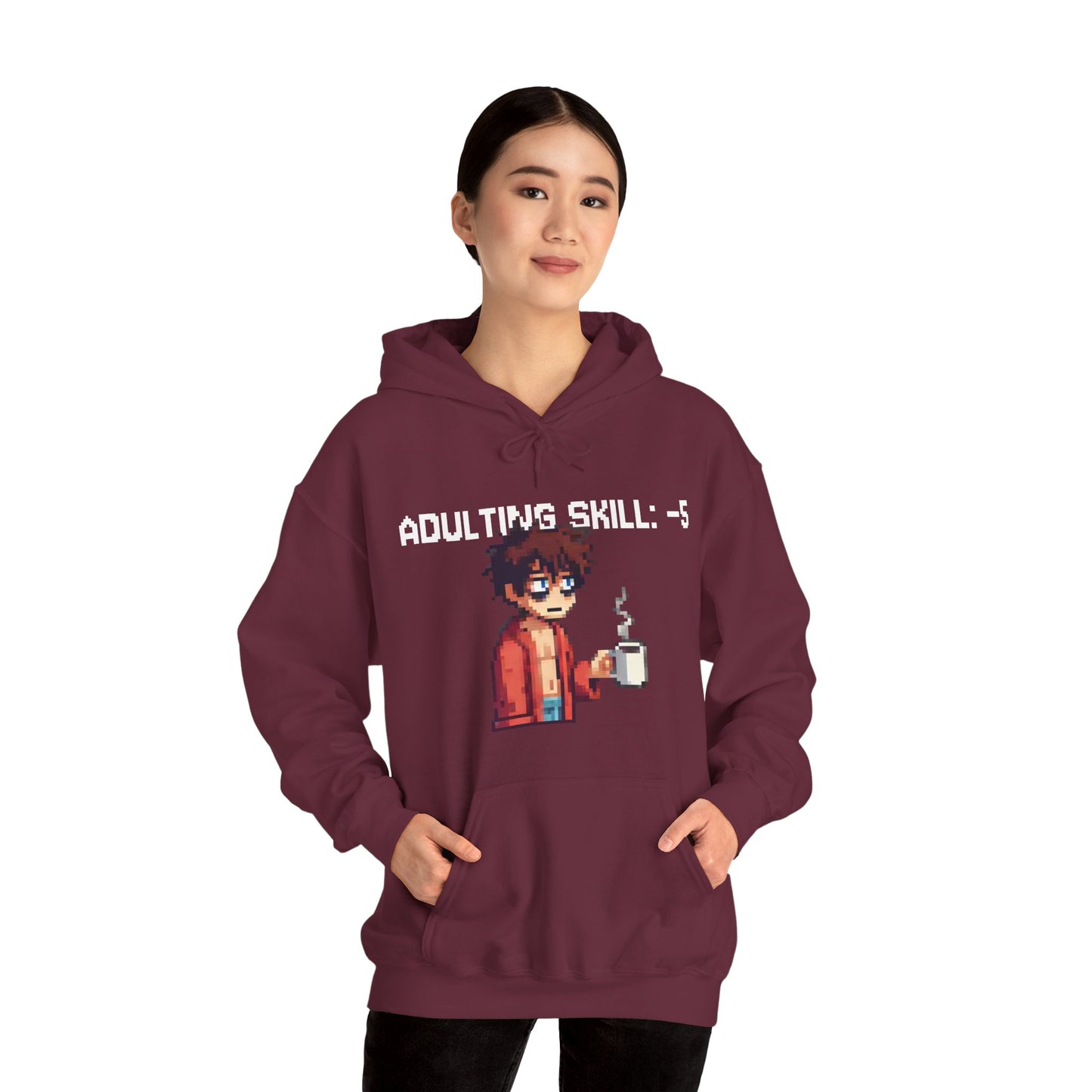 Daily Debuff Hoodie: -5 Adulting
