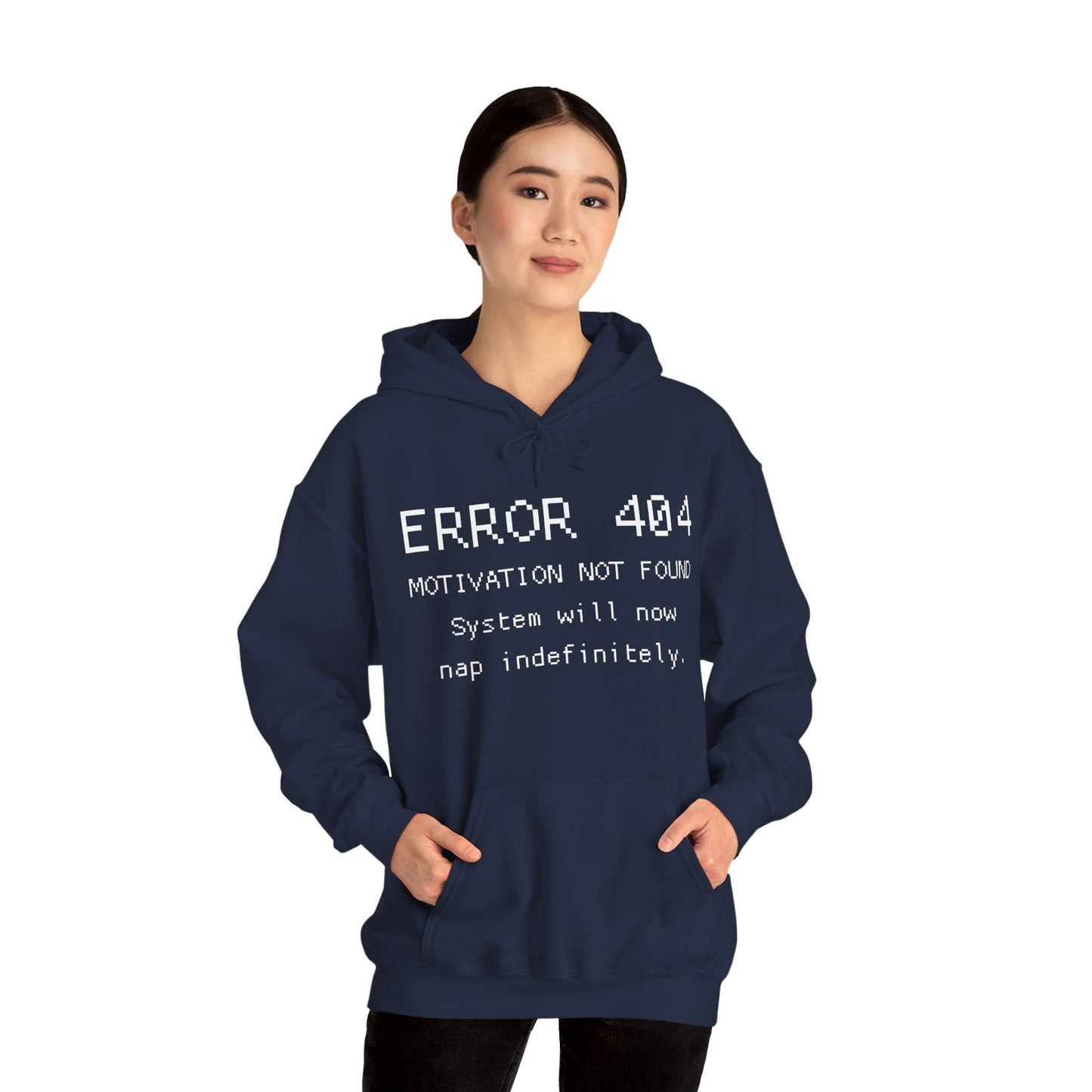 ERROR 404 Hoodie – Nap Mode Enabled