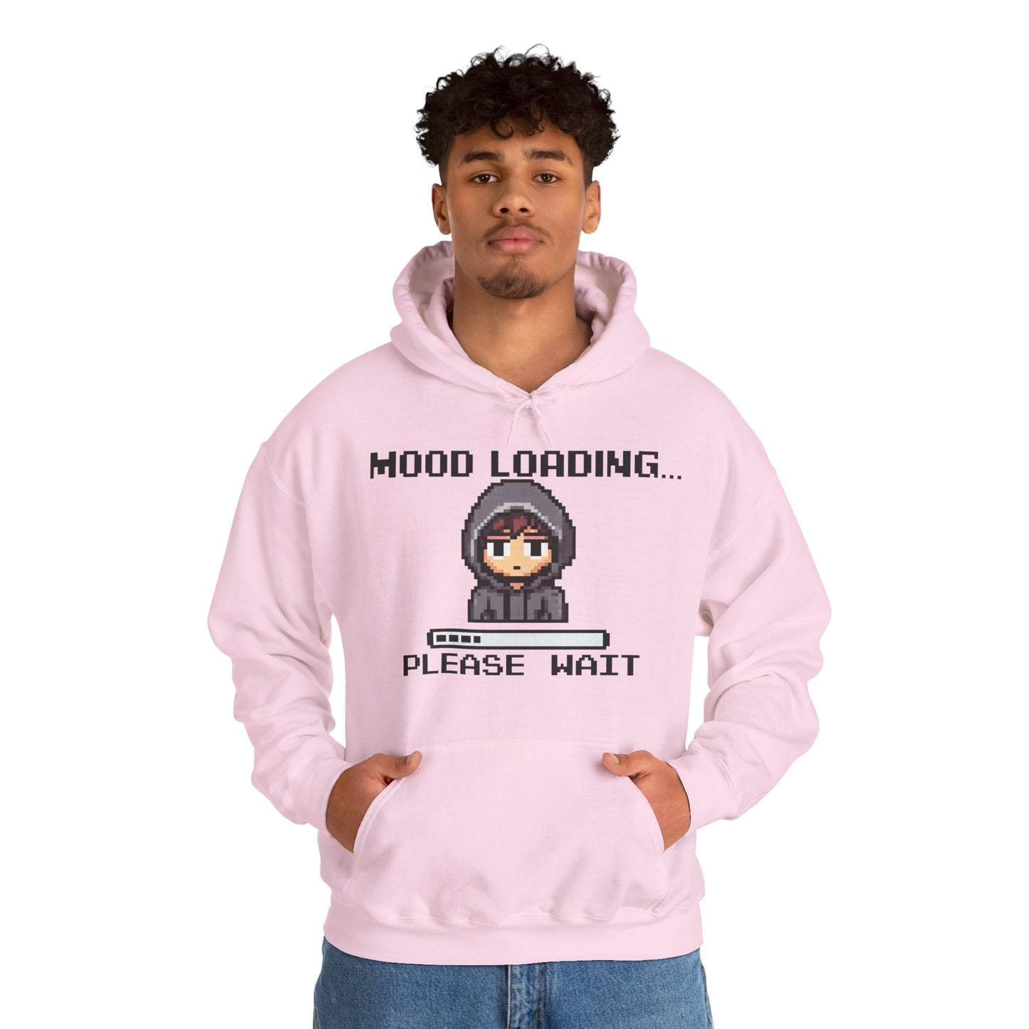 Hoodie of Mood Buffering – “Mood Loading: Please Wait” for Social Laggers