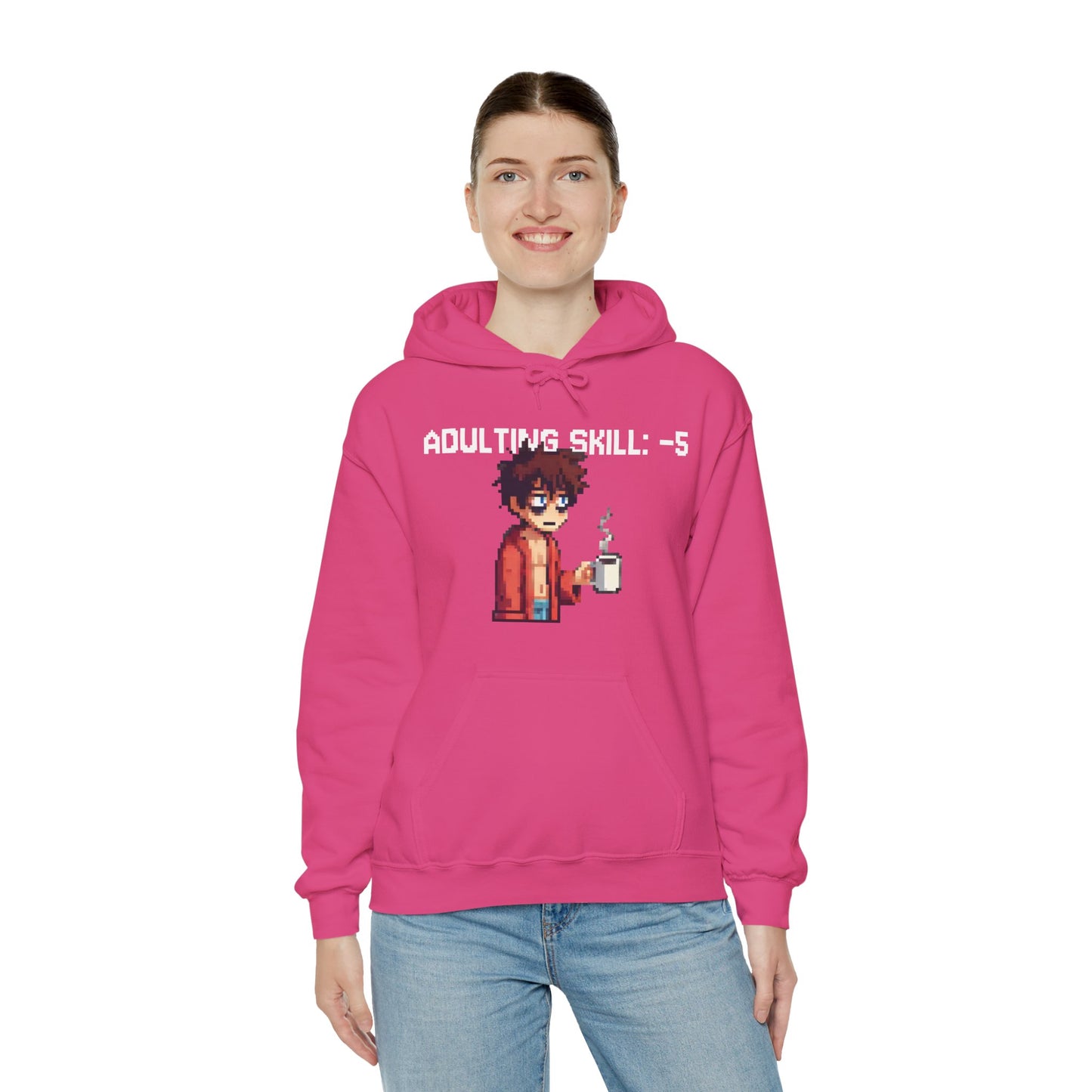 Daily Debuff Hoodie: -5 Adulting