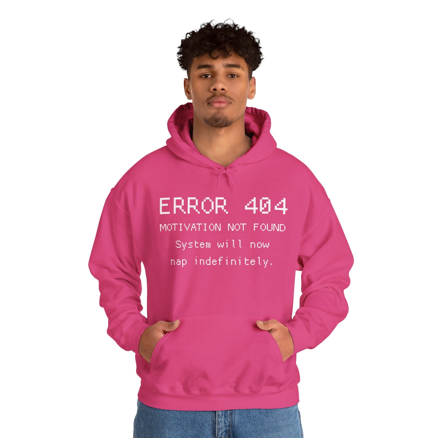 ERROR 404 Hoodie – Nap Mode Enabled