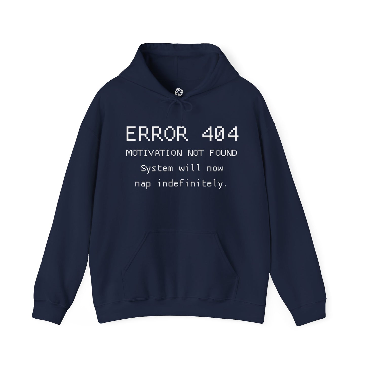 ERROR 404 Hoodie – Nap Mode Enabled