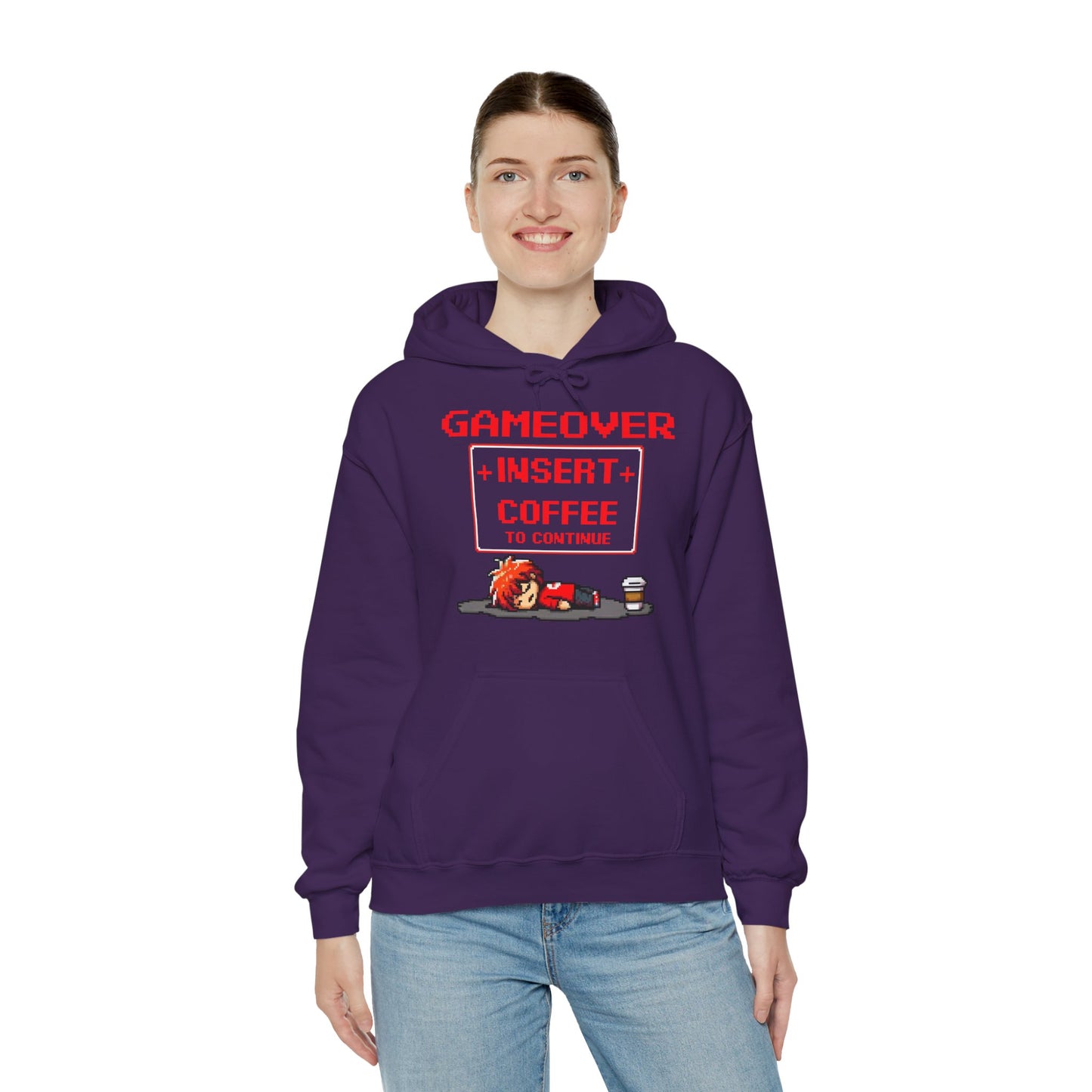 Respawn Hoodie of Low Battery – “Game Over, Insert Coffee to Continue”