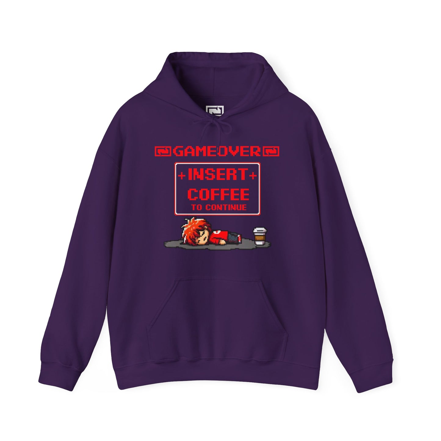 Respawn Hoodie of Low Battery – “Game Over, Insert Coffee to Continue”
