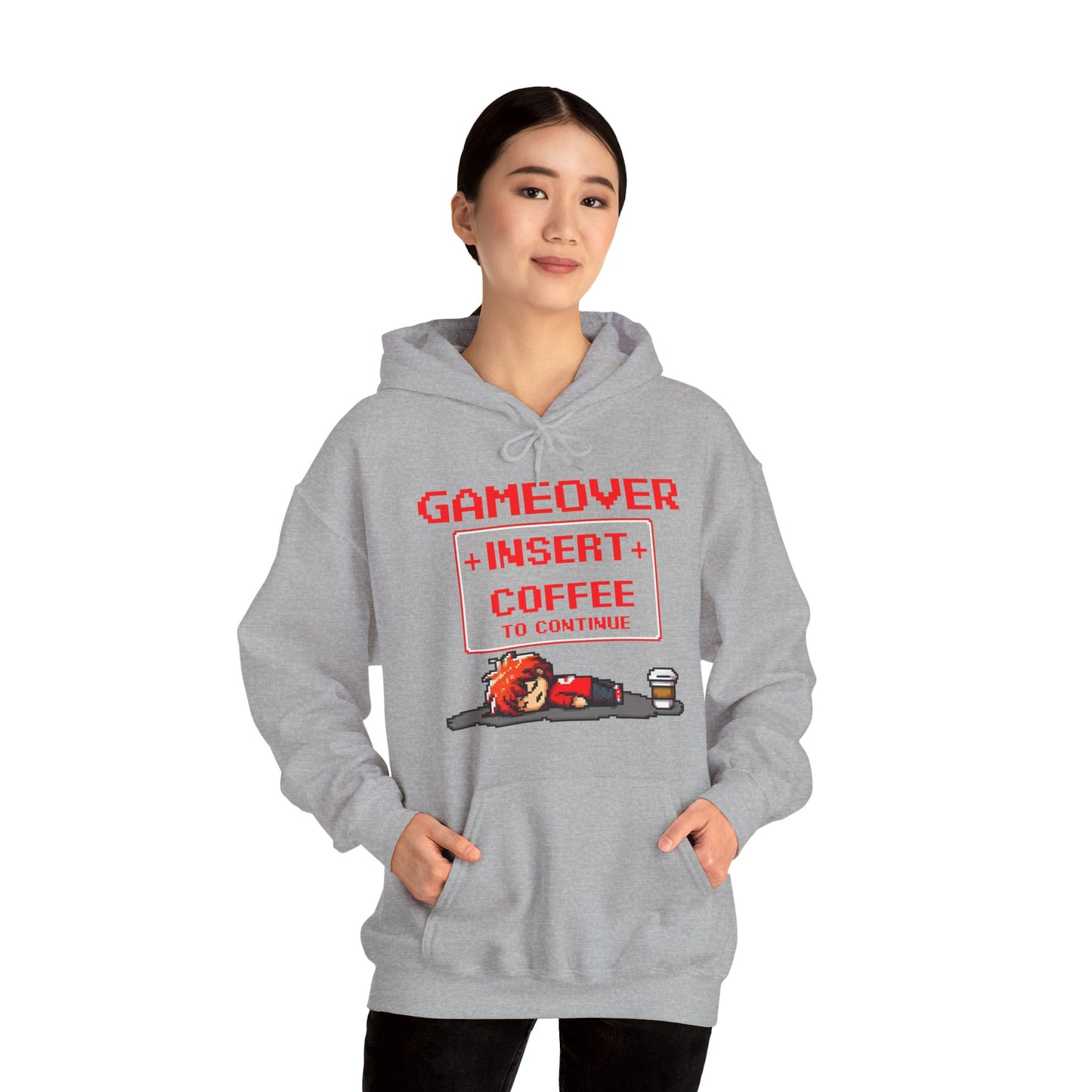 Respawn Hoodie of Low Battery – “Game Over, Insert Coffee to Continue”