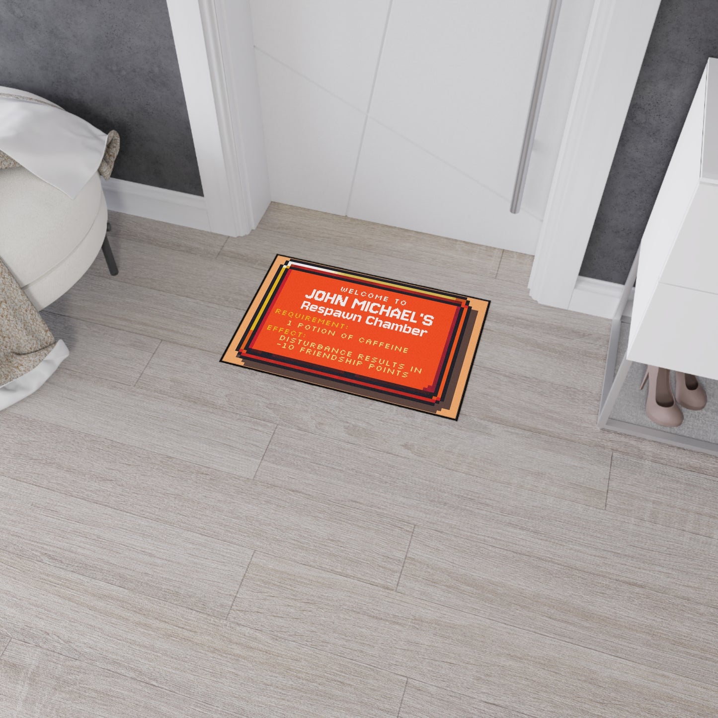 Respawn Chamber Doormat – Personalized with your NAME