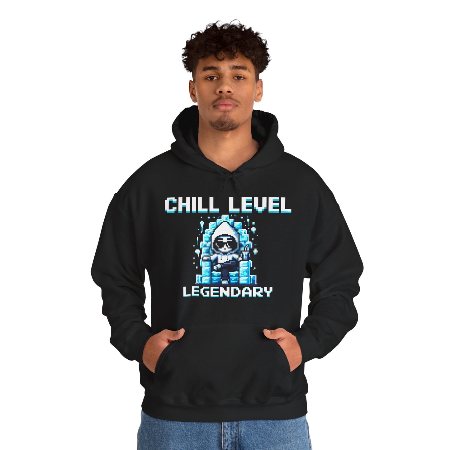 Frost-King Hoodie of Eternal Chill – “Chill Level: Legendary”