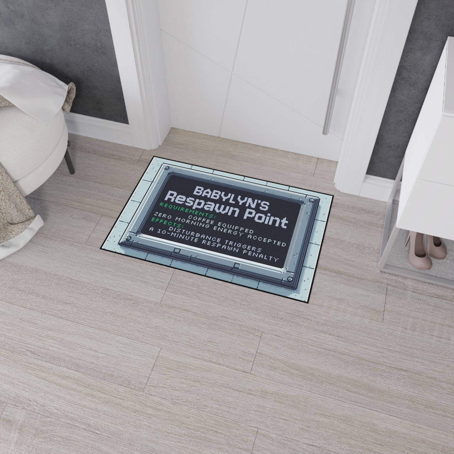 Respawn Point Doormat – Personalized with your NAME