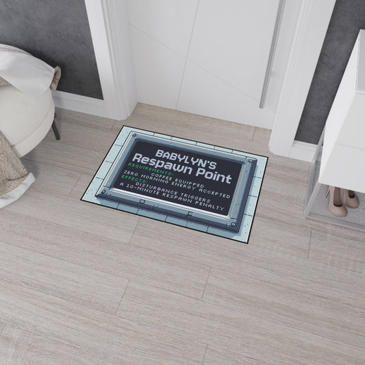 Personalized Doormat Respawn Point – Tactical Entry Denied