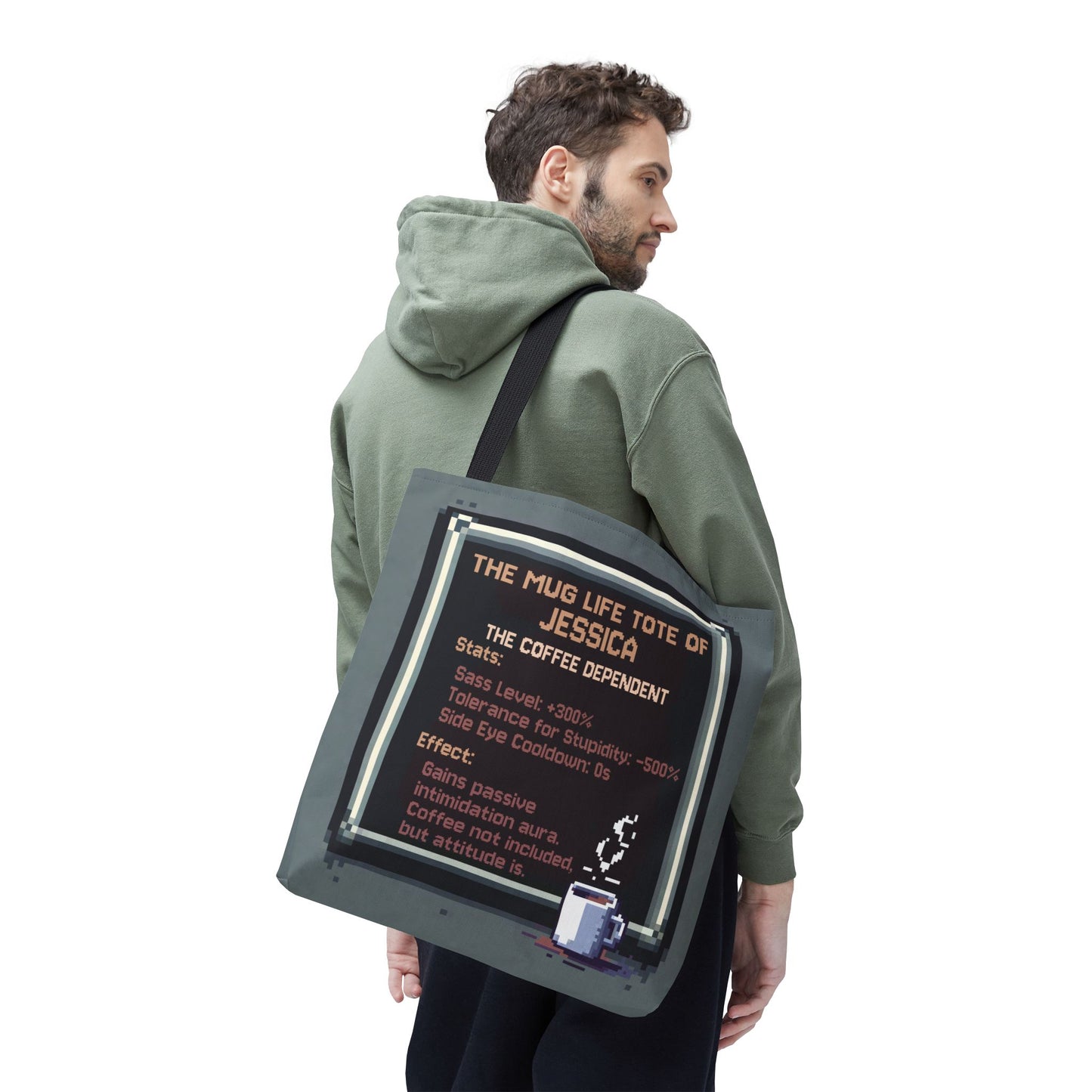 Mug life Personalized Tote Bag - Personalized with your name - Free Shipping