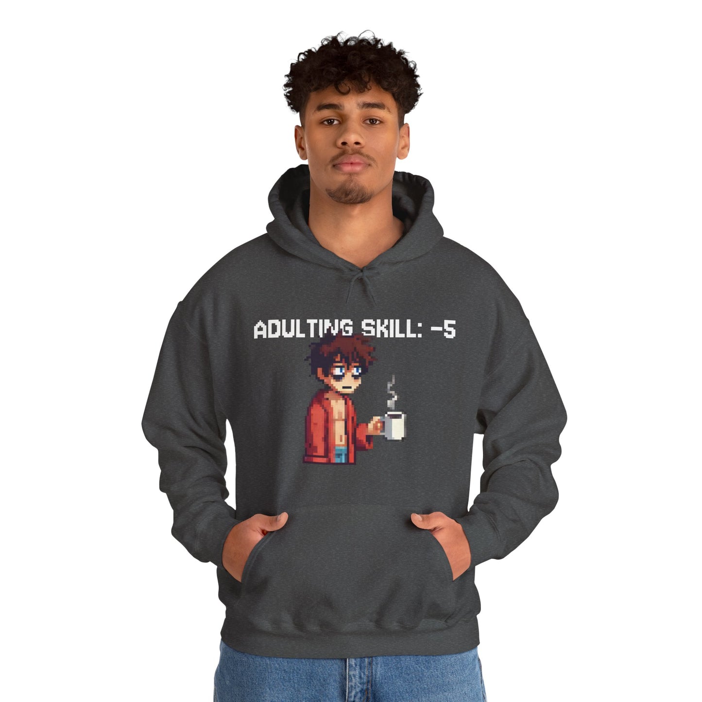 Daily Debuff Hoodie: -5 Adulting
