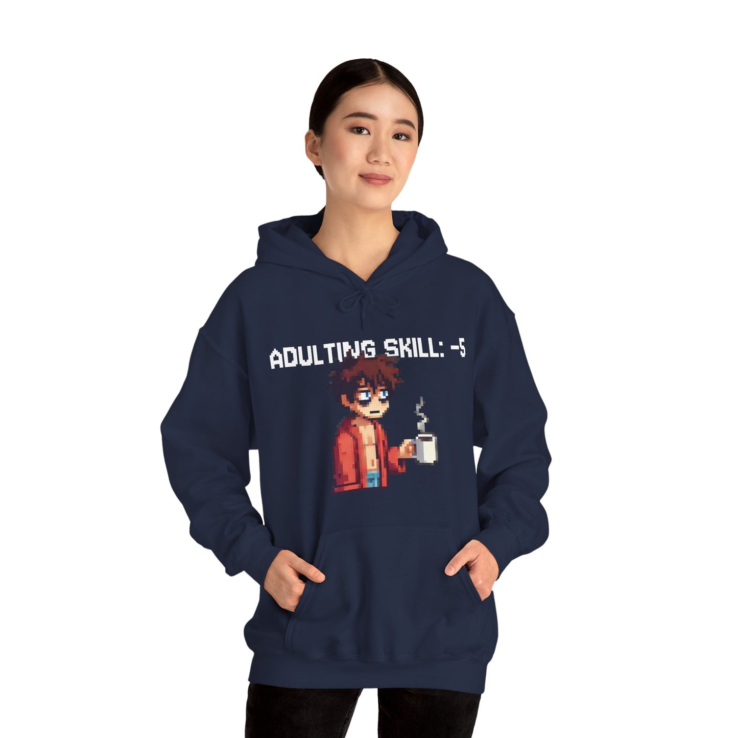 Daily Debuff Hoodie: -5 Adulting