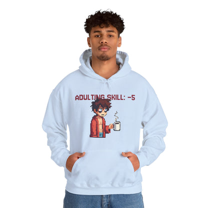 Daily Debuff Hoodie: -5 Adulting
