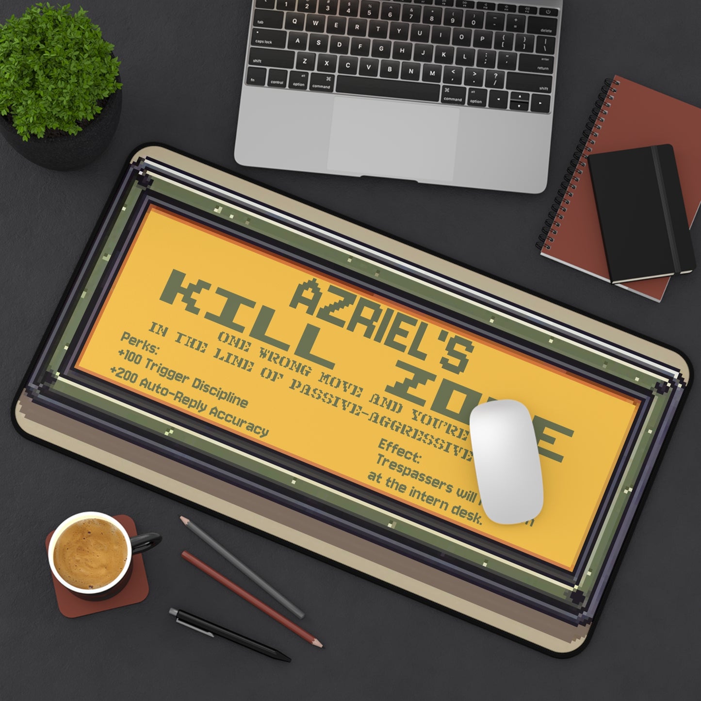 Kill Zone Command Desk Pad - Personalized with your NAME