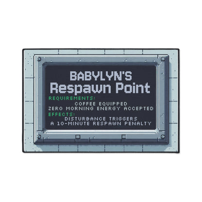 Respawn Point Doormat – Personalized with your NAME