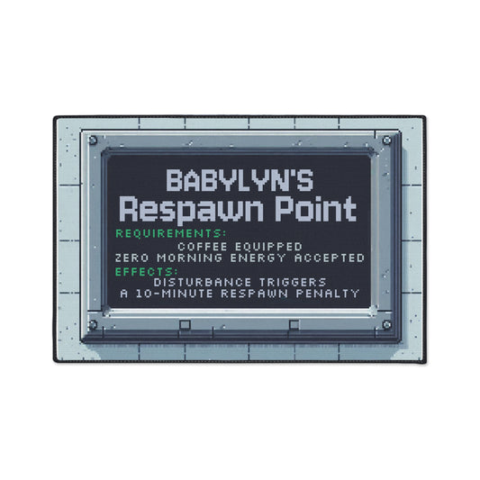 Personalized Doormat Respawn Point – Tactical Entry Denied