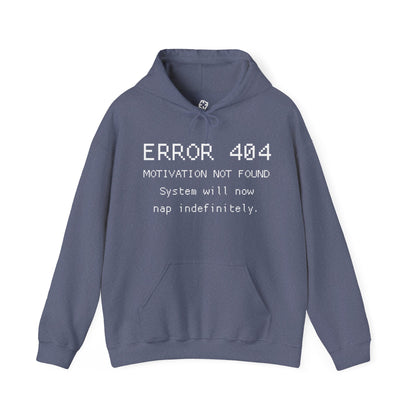 ERROR 404 Hoodie – Nap Mode Enabled