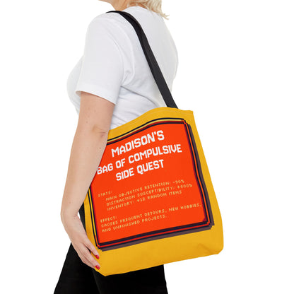 Bag of Compulsive Side Quest - Personalized with your NAME