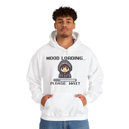 Hoodie of Mood Buffering – “Mood Loading: Please Wait” for Social Laggers