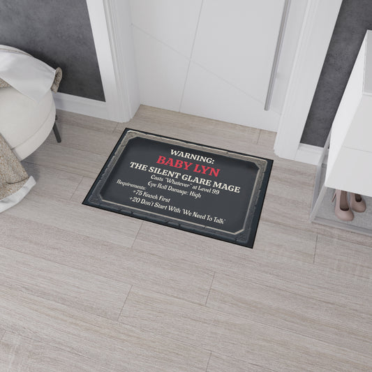 Personalized Doormat of Passive-Aggressive Sorcery – the Silent Glare Mage