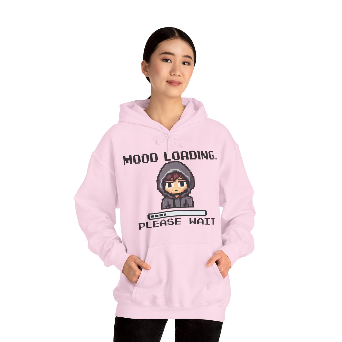 Hoodie of Mood Buffering – “Mood Loading: Please Wait” for Social Laggers