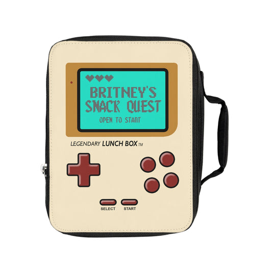 Snack Quest Lunch Box - Personalized with your name - Free Shipping