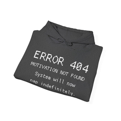ERROR 404 Hoodie – Nap Mode Enabled