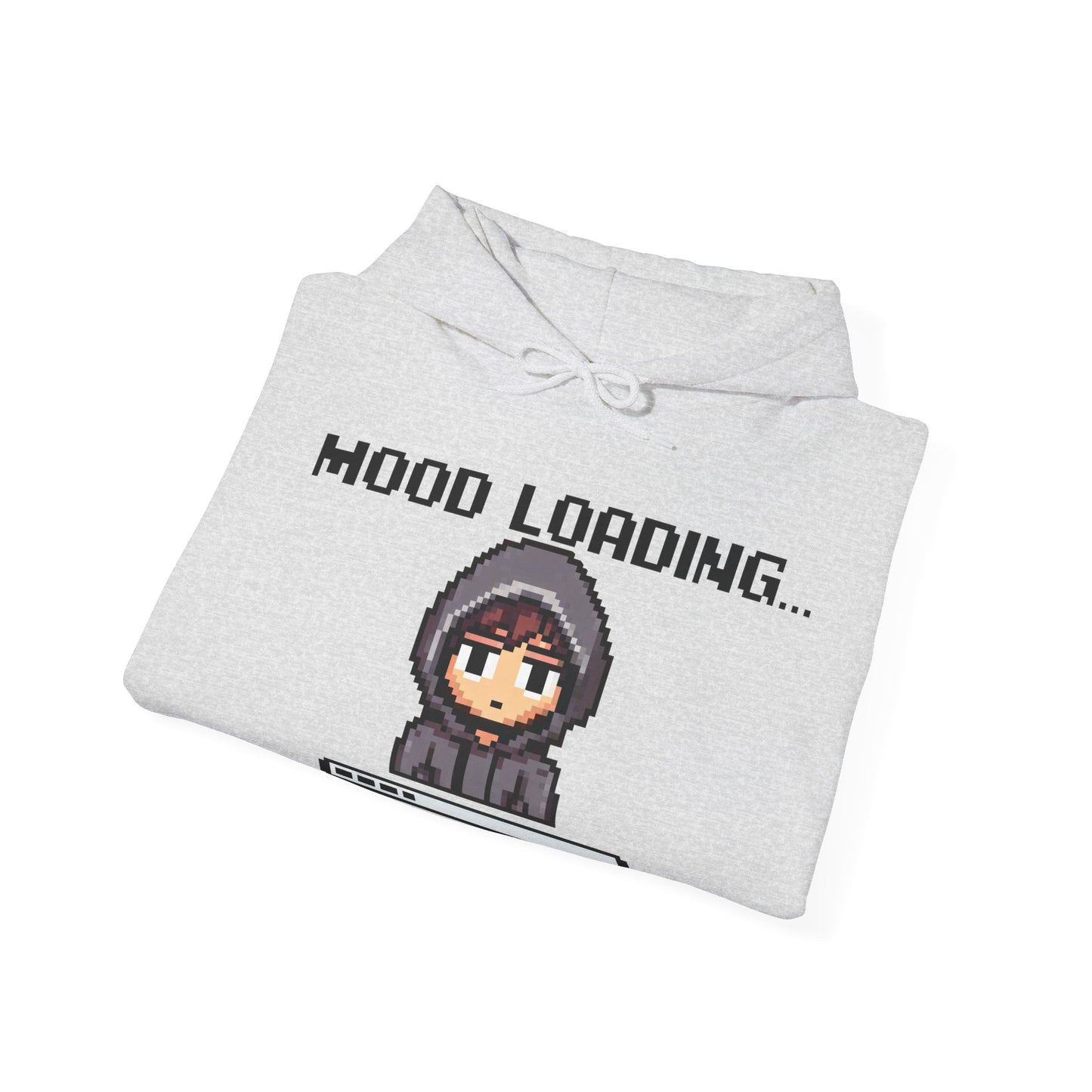 Hoodie of Mood Buffering – “Mood Loading: Please Wait” for Social Laggers