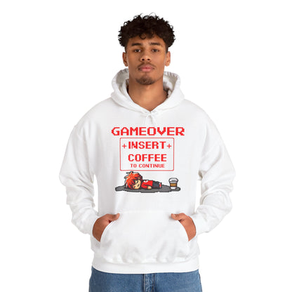 Respawn Hoodie of Low Battery – “Game Over, Insert Coffee to Continue”