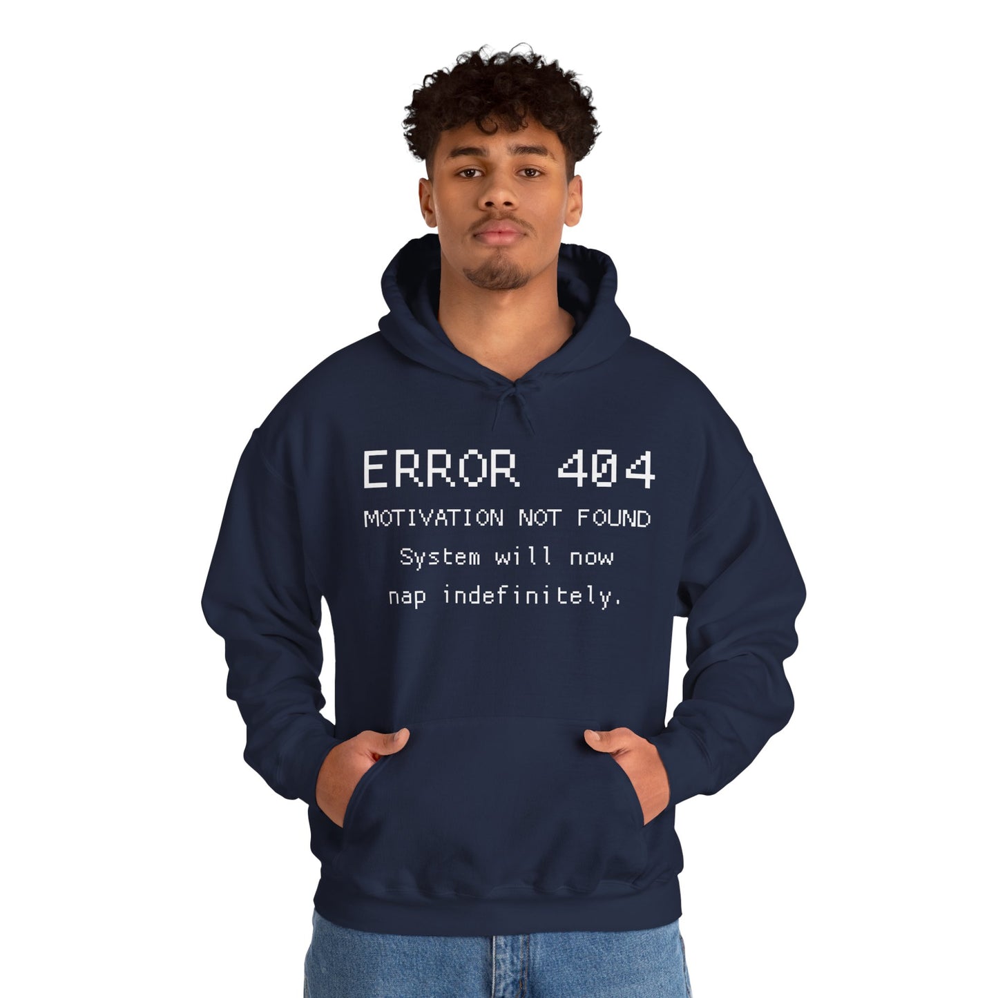 ERROR 404 Hoodie – Nap Mode Enabled