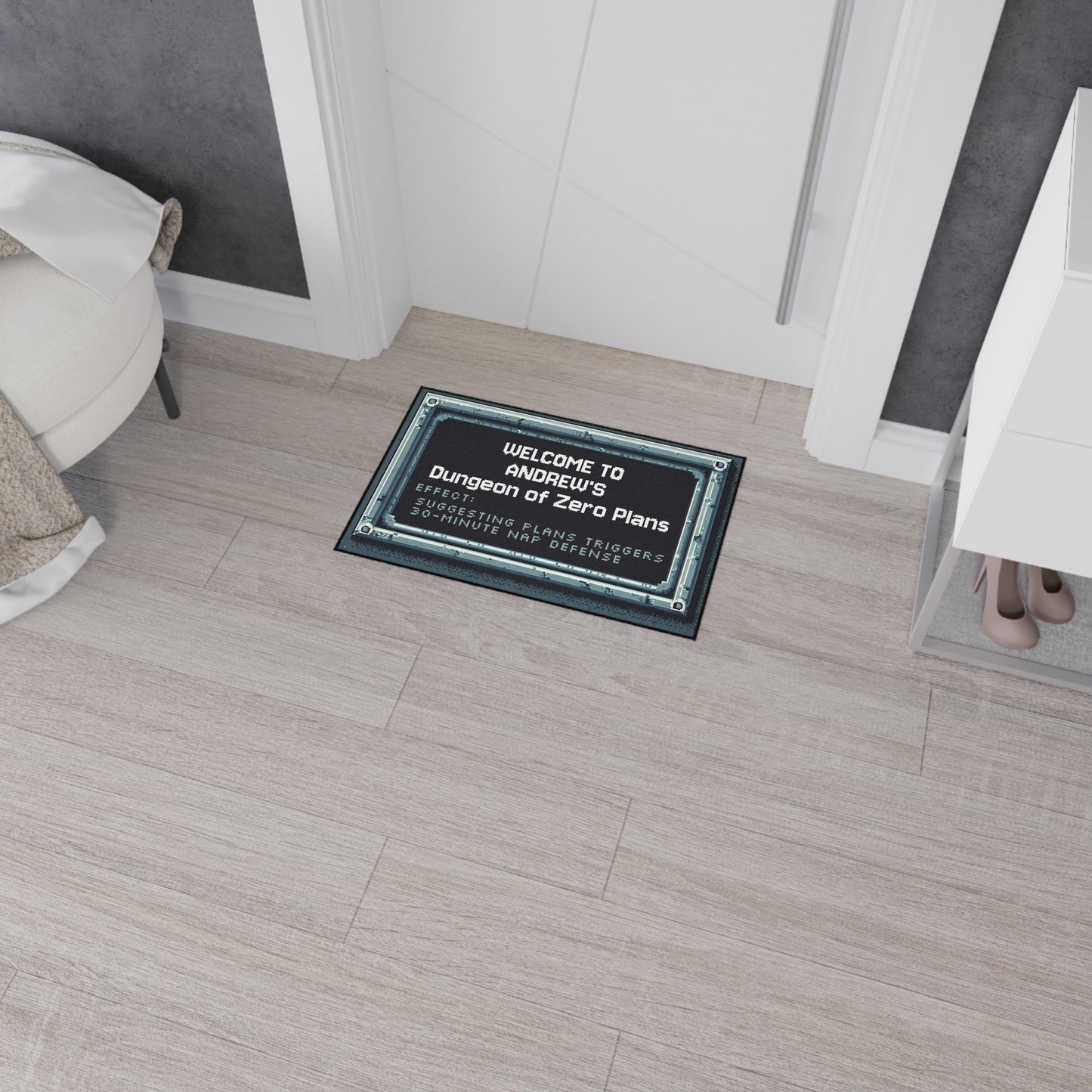 Dungeon of Zero Plans Doormat – Personalized with your NAME