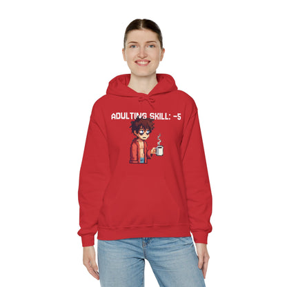 Daily Debuff Hoodie: -5 Adulting