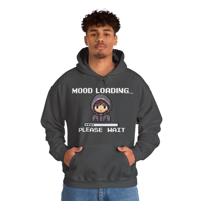 Hoodie of Mood Buffering – “Mood Loading: Please Wait” for Social Laggers
