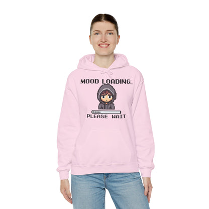 Hoodie of Mood Buffering – “Mood Loading: Please Wait” for Social Laggers
