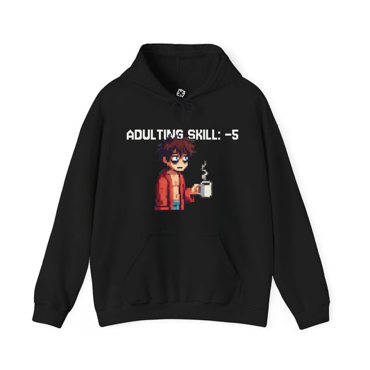 Daily Debuff Hoodie: -5 Adulting - Free Shipping