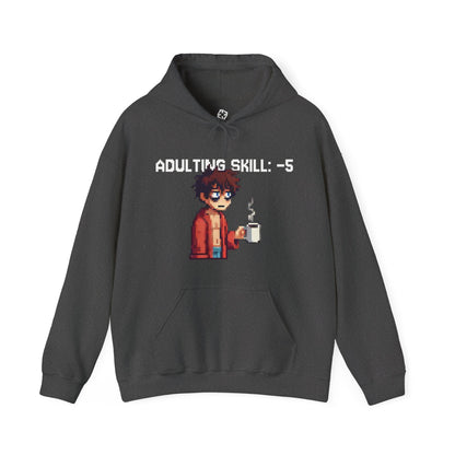 Daily Debuff Hoodie: -5 Adulting - Free Shipping