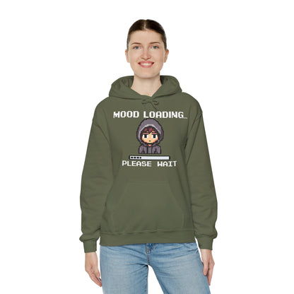 Hoodie of Mood Buffering – “Mood Loading: Please Wait” for Social Laggers