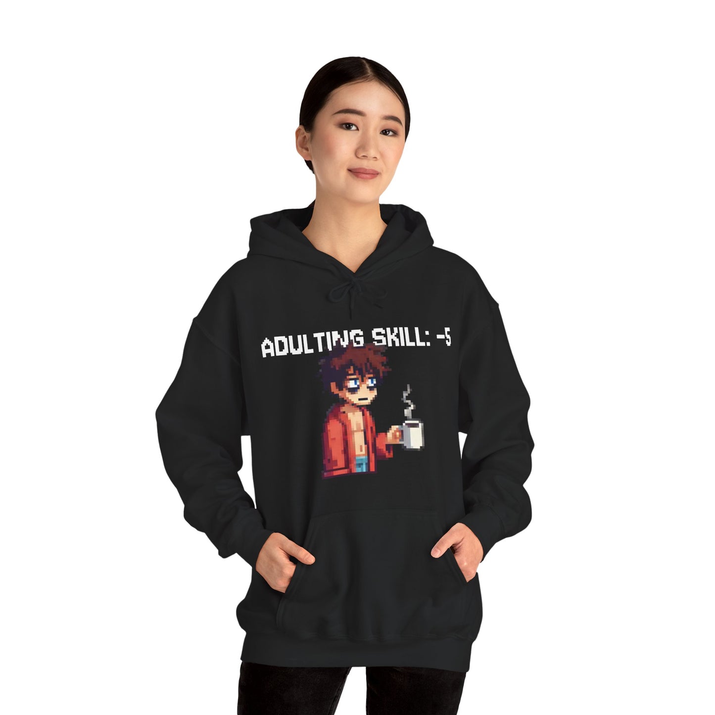 Daily Debuff Hoodie: -5 Adulting