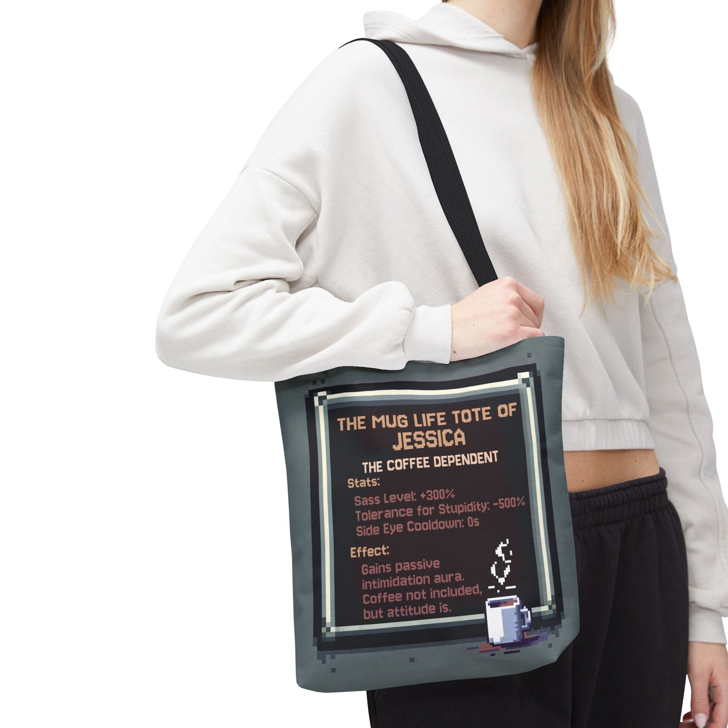 Mug life Personalized Tote Bag - Personalized with your name - Free Shipping